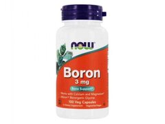 Now Foods Boron 3mg - 100 capsule